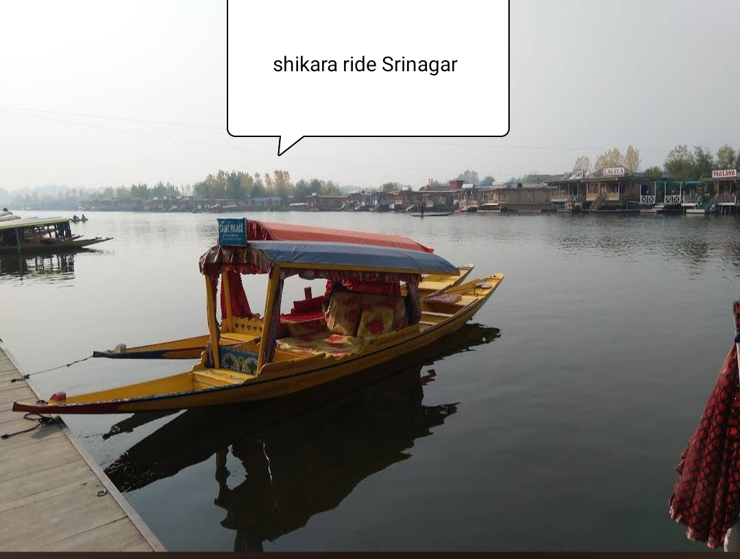 Shikara ride, Srinagar