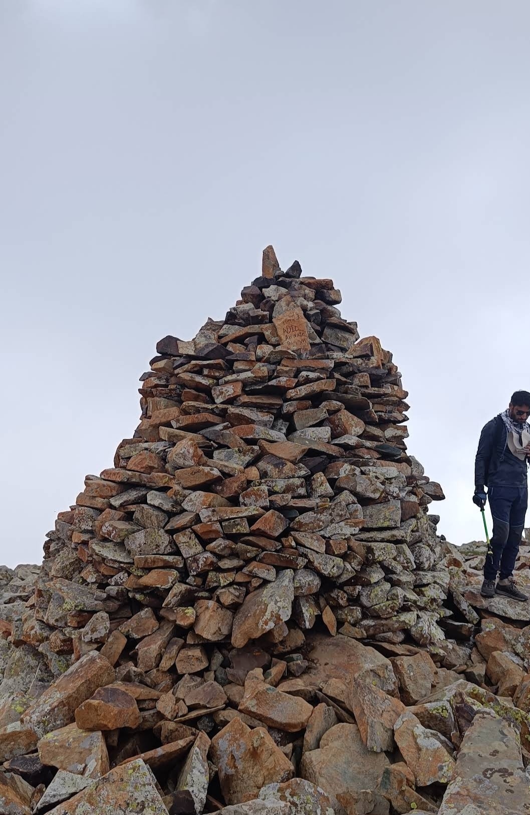 Summit cairn