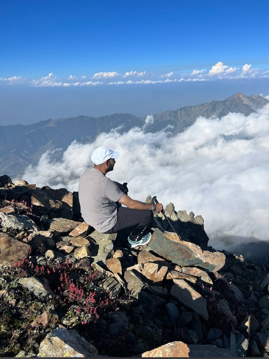 Above the clouds
